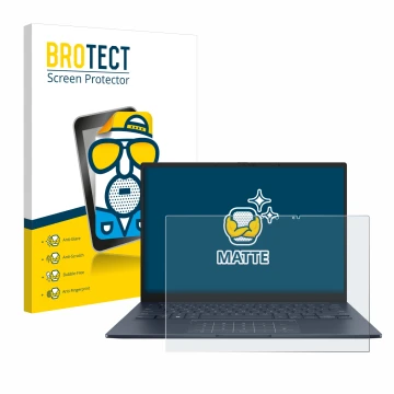 Parte frontale di una confezione del prodotto con il logo del marchio BROTECT. Accanto è raffigurato il dispositivo ASUS ZenBo