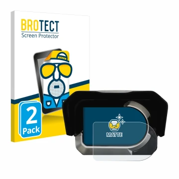Parte frontale di una confezione del prodotto con il logo del marchio BROTECT. Accanto è raffigurato il dispositivo Kymco CV3 