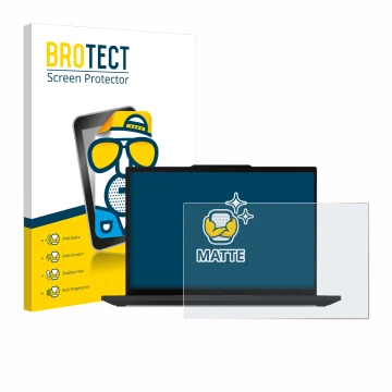 Parte frontale di una confezione del prodotto con il logo del marchio BROTECT. Accanto è raffigurato il dispositivo Lenovo Thi