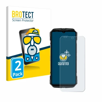 Parte frontale di una confezione del prodotto con il logo del marchio BROTECT. Accanto è raffigurato il dispositivo Doogee S11