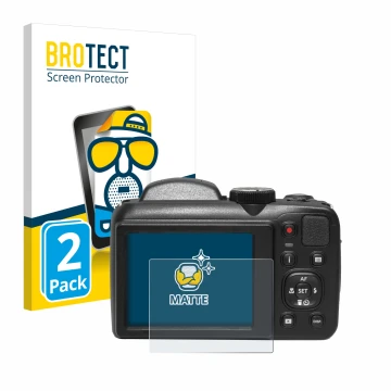 Parte frontale di una confezione del prodotto con il logo del marchio BROTECT. Accanto è raffigurato il dispositivo Kodak Pixp