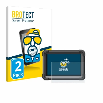 Parte frontale di una confezione del prodotto con il logo del marchio BROTECT. Accanto è raffigurato il dispositivo Launch X-4