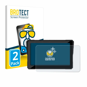 Parte frontale di una confezione del prodotto con il logo del marchio BROTECT. Accanto è raffigurato il dispositivo Carpuride 