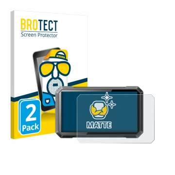 Parte frontale di una confezione del prodotto con il logo del marchio BROTECT. Accanto è raffigurato il dispositivo Ricoel Mot