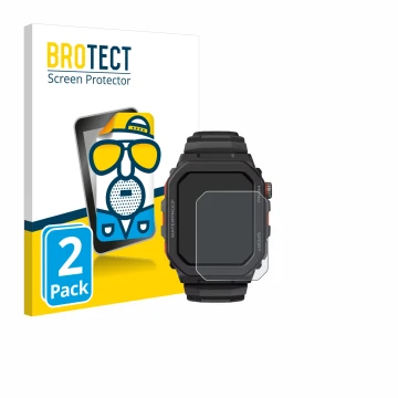 Parte frontale di una confezione del prodotto con il logo del marchio BROTECT. Accanto è raffigurato il dispositivo Zeblaze Ar