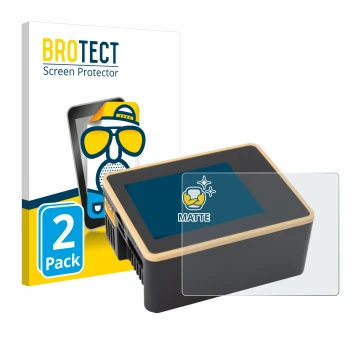 Parte frontale di una confezione del prodotto con il logo del marchio BROTECT. Accanto è raffigurato il dispositivo Junsi iCha