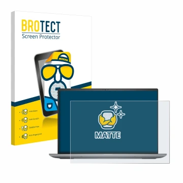 Parte frontale di una confezione del prodotto con il logo del marchio BROTECT. Accanto è raffigurato il dispositivo Dell Preci
