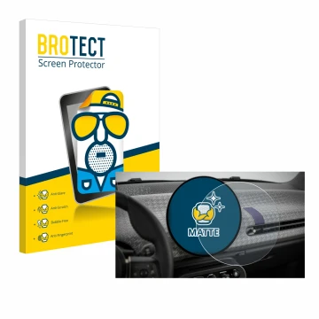 Parte frontale di una confezione del prodotto con il logo del marchio BROTECT. Accanto è raffigurato il dispositivo Mini Coope