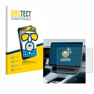 Parte frontale di una confezione del prodotto con il logo del marchio BROTECT. Accanto è raffigurato il dispositivo Polestar 4