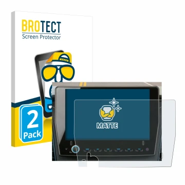 Parte frontale di una confezione del prodotto con il logo del marchio BROTECT. Accanto è raffigurato il dispositivo Xzent F-28