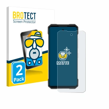 Parte frontale di una confezione del prodotto con il logo del marchio BROTECT. Accanto è raffigurato il dispositivo Doogee S20