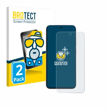 Parte frontale di una confezione del prodotto con il logo del marchio BROTECT. Accanto è raffigurato il dispositivo Vivo X200 