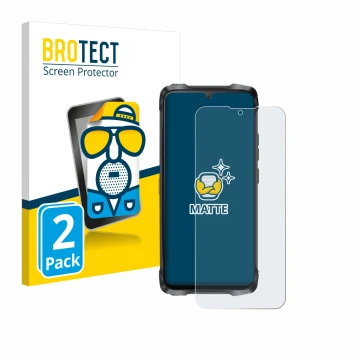 Parte frontale di una confezione del prodotto con il logo del marchio BROTECT. Accanto è raffigurato il dispositivo Cubot King