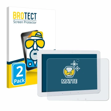 Parte frontale di una confezione del prodotto con il logo del marchio BROTECT. Accanto è raffigurato il dispositivo Amazon Ech