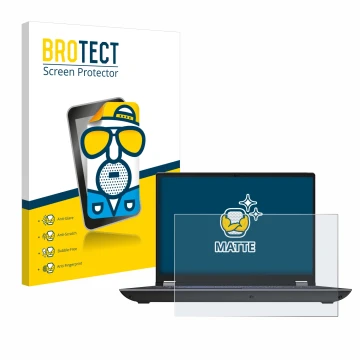 Parte frontale di una confezione del prodotto con il logo del marchio BROTECT. Accanto è raffigurato il dispositivo Lenovo Thi