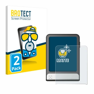 Parte frontale di una confezione del prodotto con il logo del marchio BROTECT. Accanto è raffigurato il dispositivo Ledger Fle