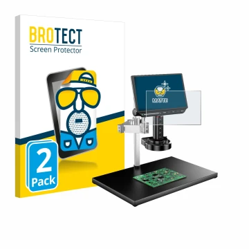 Parte frontale di una confezione del prodotto con il logo del marchio BROTECT. Accanto è raffigurato il dispositivo Tomlov TM4