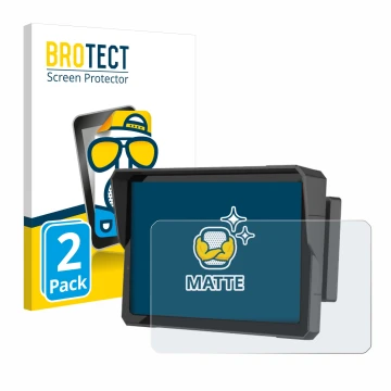 Parte frontale di una confezione del prodotto con il logo del marchio BROTECT. Accanto è raffigurato il dispositivo Carpuride 