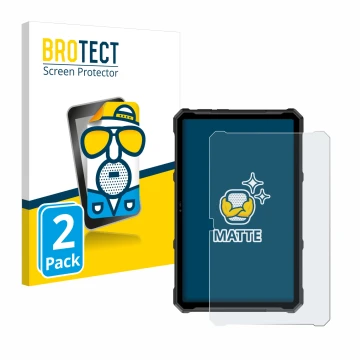 Parte frontale di una confezione del prodotto con il logo del marchio BROTECT. Accanto è raffigurato il dispositivo Ulefone Ar