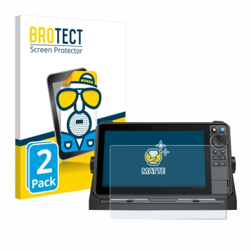 Parte frontale di una confezione del prodotto con il logo del marchio BROTECT. Accanto è raffigurato il dispositivo Lowrance H
