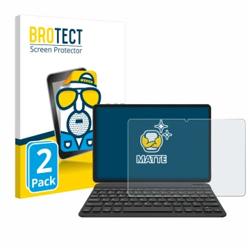 Parte frontale di una confezione del prodotto con il logo del marchio BROTECT. Accanto è raffigurato il dispositivo BESTTAB A2