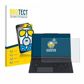 Parte frontale di una confezione del prodotto con il logo del marchio BROTECT. Accanto è raffigurato il dispositivo Tuxedo Inf