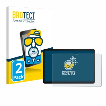 Parte frontale di una confezione del prodotto con il logo del marchio BROTECT. Accanto è raffigurato il dispositivo Chuwi Hi10