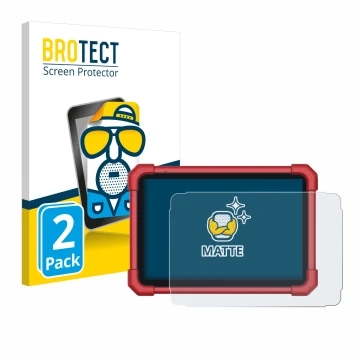 Parte frontale di una confezione del prodotto con il logo del marchio BROTECT. Accanto è raffigurato il dispositivo Launch X-4