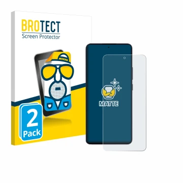 Parte frontale di una confezione del prodotto con il logo del marchio BROTECT. Accanto è raffigurato il dispositivo Oppo Reno 