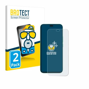 Parte frontale di una confezione del prodotto con il logo del marchio BROTECT. Accanto è raffigurato il dispositivo Honor X8c 