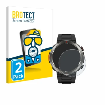 Parte frontale di una confezione del prodotto con il logo del marchio BROTECT. Accanto è raffigurato il dispositivo Blackview 