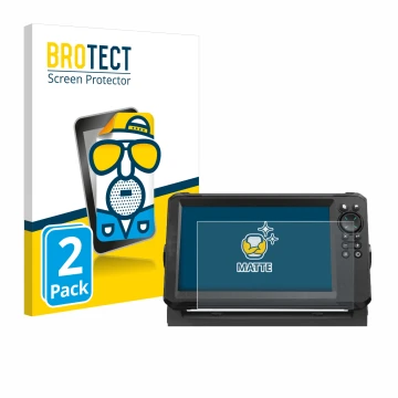 Parte frontale di una confezione del prodotto con il logo del marchio BROTECT. Accanto è raffigurato il dispositivo Lowrance E