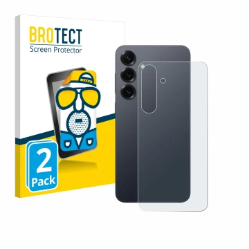 Parte frontale di una confezione del prodotto con il logo del marchio BROTECT. Accanto è raffigurato il dispositivo Samsung Ga