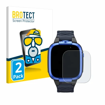 Parte frontale di una confezione del prodotto con il logo del marchio BROTECT. Accanto è raffigurato il dispositivo Xiaomi Mib