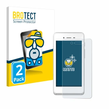 Parte frontale di una confezione del prodotto con il logo del marchio BROTECT. Accanto è raffigurato il dispositivo Pax A50 wa