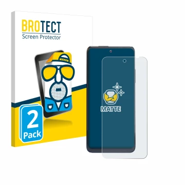 Parte frontale di una confezione del prodotto con il logo del marchio BROTECT. Accanto è raffigurato il dispositivo Thuraya On