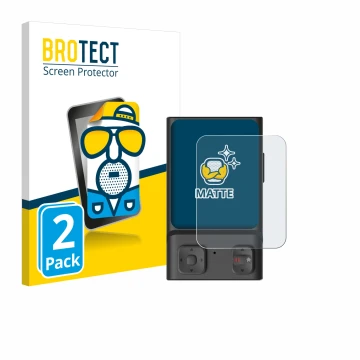 Parte frontale di una confezione del prodotto con il logo del marchio BROTECT. Accanto è raffigurato il dispositivo Hoverair B