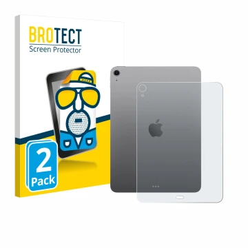 Parte frontale di una confezione del prodotto con il logo del marchio BROTECT. Accanto è raffigurato il dispositivo Apple iPad