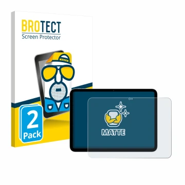 Parte frontale di una confezione del prodotto con il logo del marchio BROTECT. Accanto è raffigurato il dispositivo Apple iPad