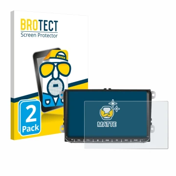 Parte frontale di una confezione del prodotto con il logo del marchio BROTECT. Accanto è raffigurato il dispositivo Essgoo AR9