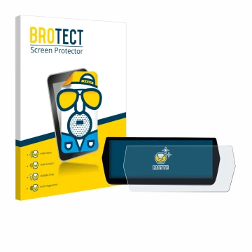 Parte frontale di una confezione del prodotto con il logo del marchio BROTECT. Accanto è raffigurato il dispositivo MG ZS Hybr