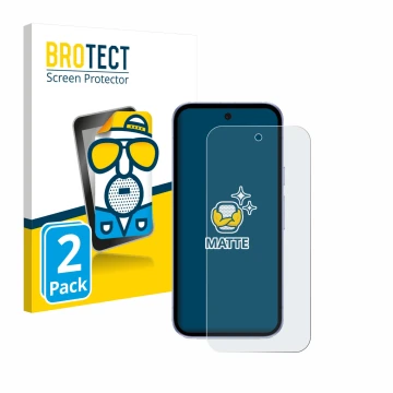 Parte frontale di una confezione del prodotto con il logo del marchio BROTECT. Accanto è raffigurato il dispositivo Google Pix