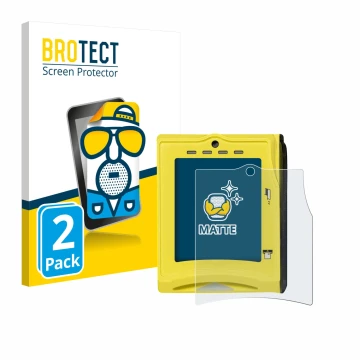 Parte frontale di una confezione del prodotto con il logo del marchio BROTECT. Accanto è raffigurato il dispositivo Nayax VPOS