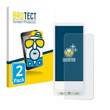 Parte frontale di una confezione del prodotto con il logo del marchio BROTECT. Accanto è raffigurato il dispositivo Clover Fle