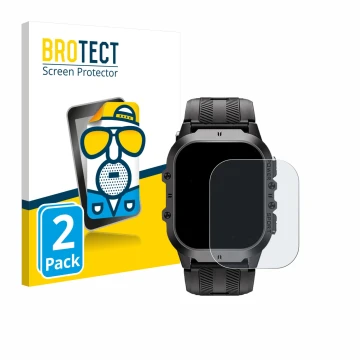 Parte frontale di una confezione del prodotto con il logo del marchio BROTECT. Accanto è raffigurato il dispositivo Oukitel BT
