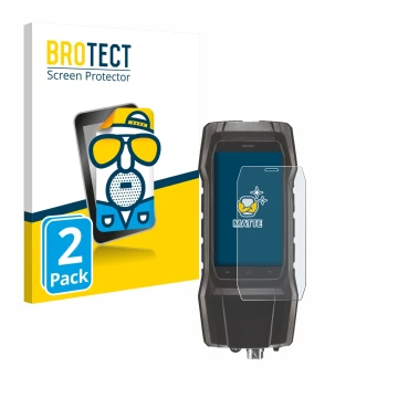 Parte frontale di una confezione del prodotto con il logo del marchio BROTECT. Accanto è raffigurato il dispositivo Testo 300 