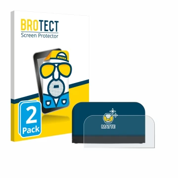 Parte frontale di una confezione del prodotto con il logo del marchio BROTECT. Accanto è raffigurato il dispositivo Nintendo S