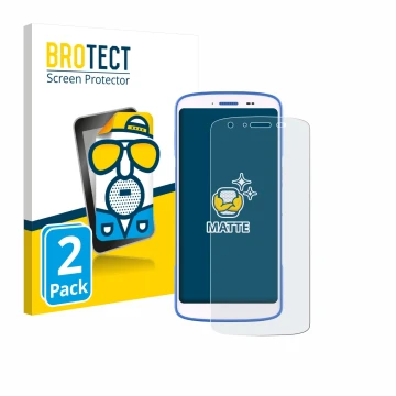 Parte frontale di una confezione del prodotto con il logo del marchio BROTECT. Accanto è raffigurato il dispositivo Zebra HC 2