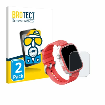 Parte frontale di una confezione del prodotto con il logo del marchio BROTECT. Accanto è raffigurato il dispositivo AngelTech 