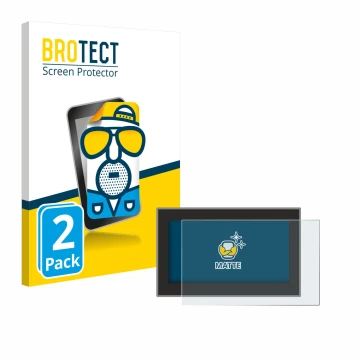 Parte frontale di una confezione del prodotto con il logo del marchio BROTECT. Accanto è raffigurato il dispositivo Headrush F